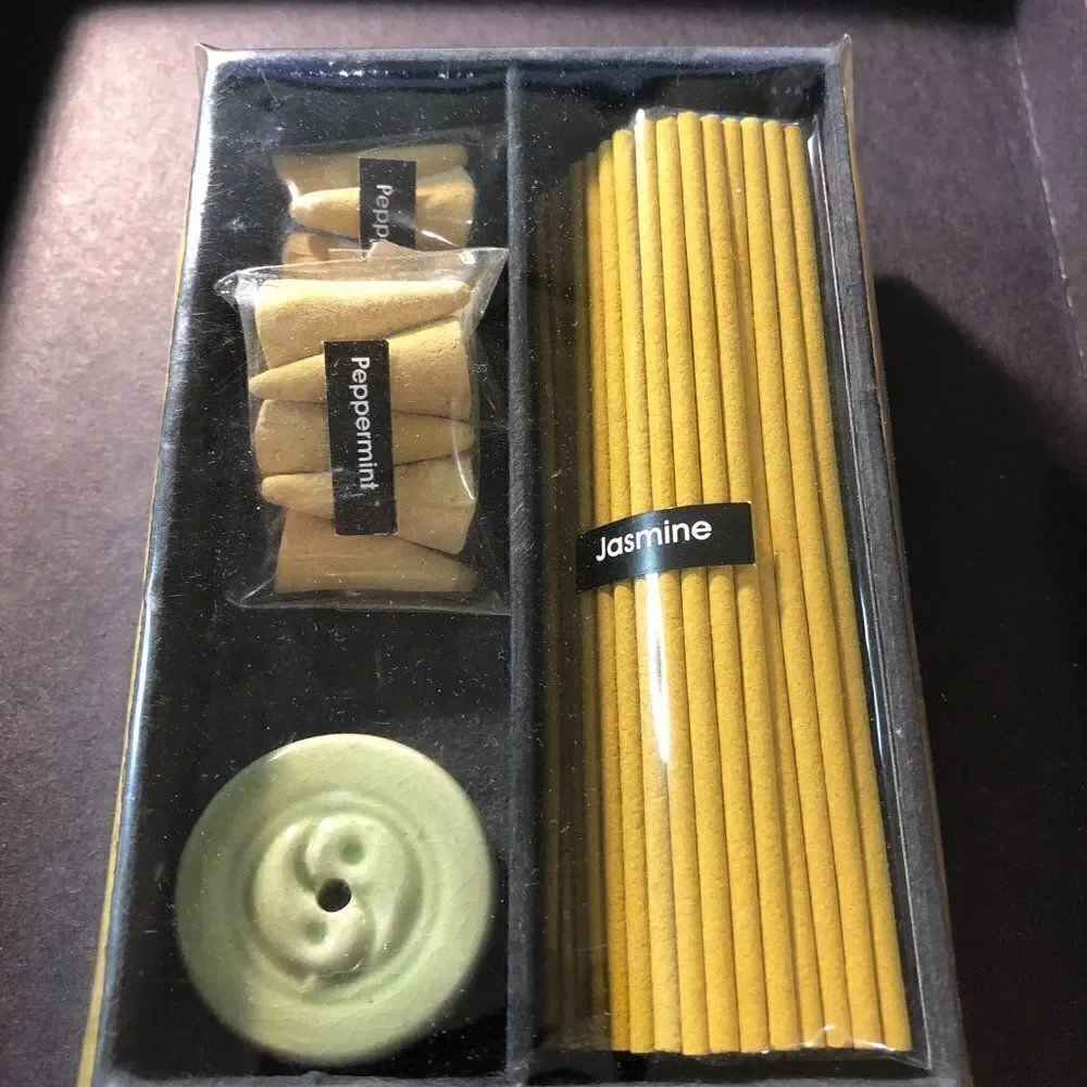 Incense & Holder Gift Sets - Jasmine & Peppermint‎